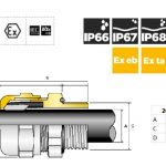 TSMe TruSeal Metallic “Exe” Cable Gland for Un-Armoured Cable